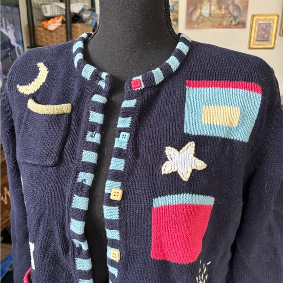 Colorful Patterned Cardigan - Picture 2 of 4